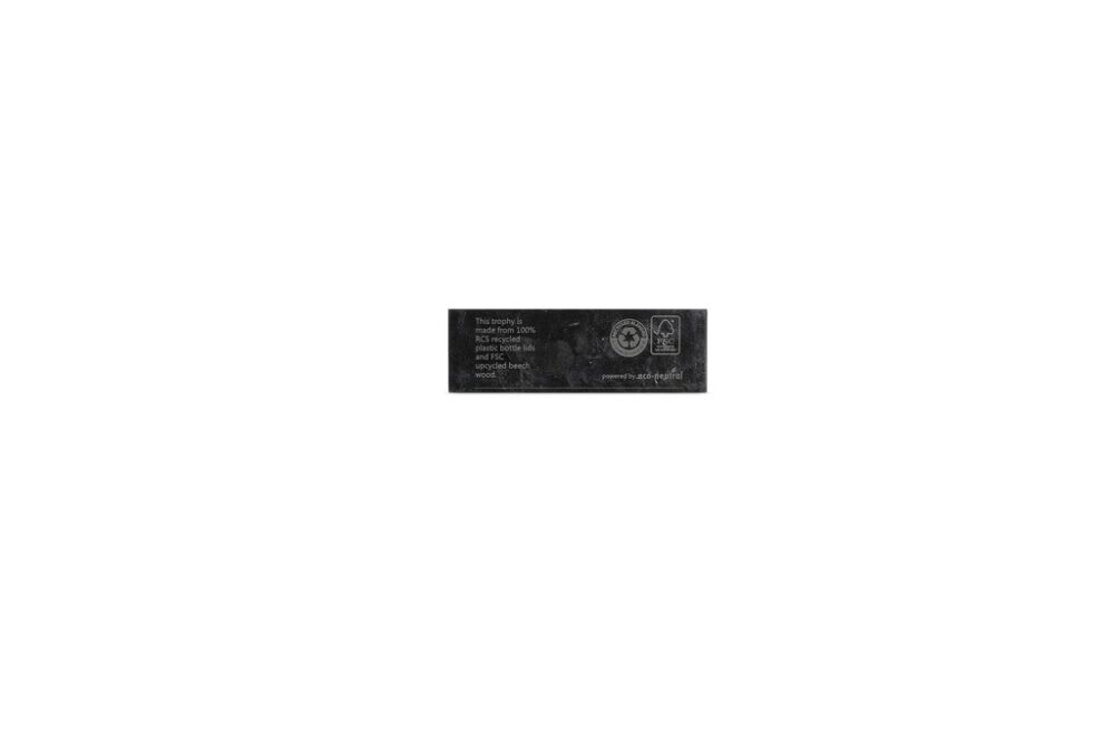 FARSO - Waste-to-Wins® Recycled Award - Black Swirl - Image 2