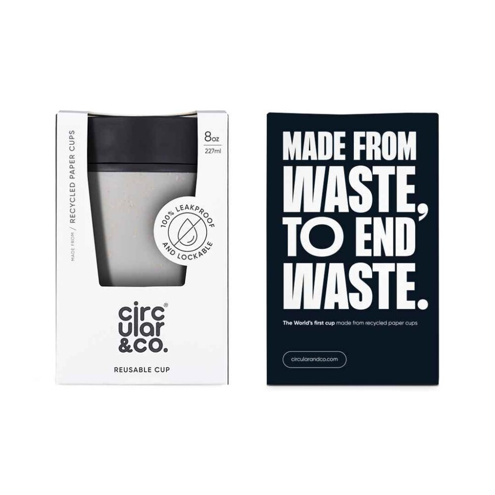 Circular Cup 12oz Chalk & Storm Grey - Image 3