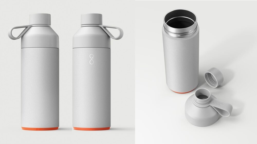 Ocean Bottle 1L - Rock Grey - Image 8
