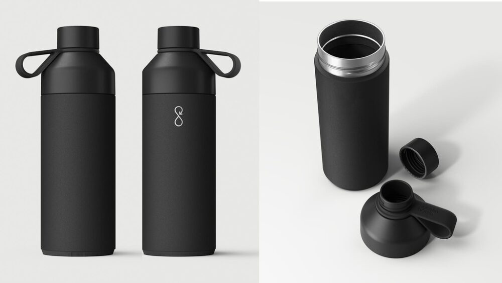 Ocean Bottle 1L - Obsidian Black - Image 7