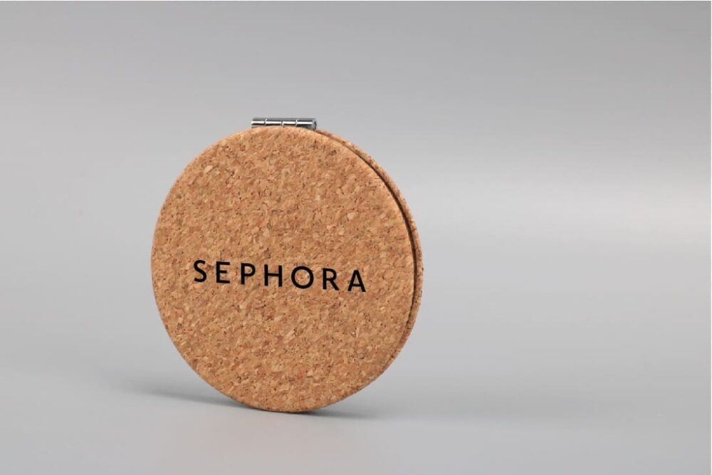 CROSA - eco-neutral Cork Pocket Mirror - Image 2