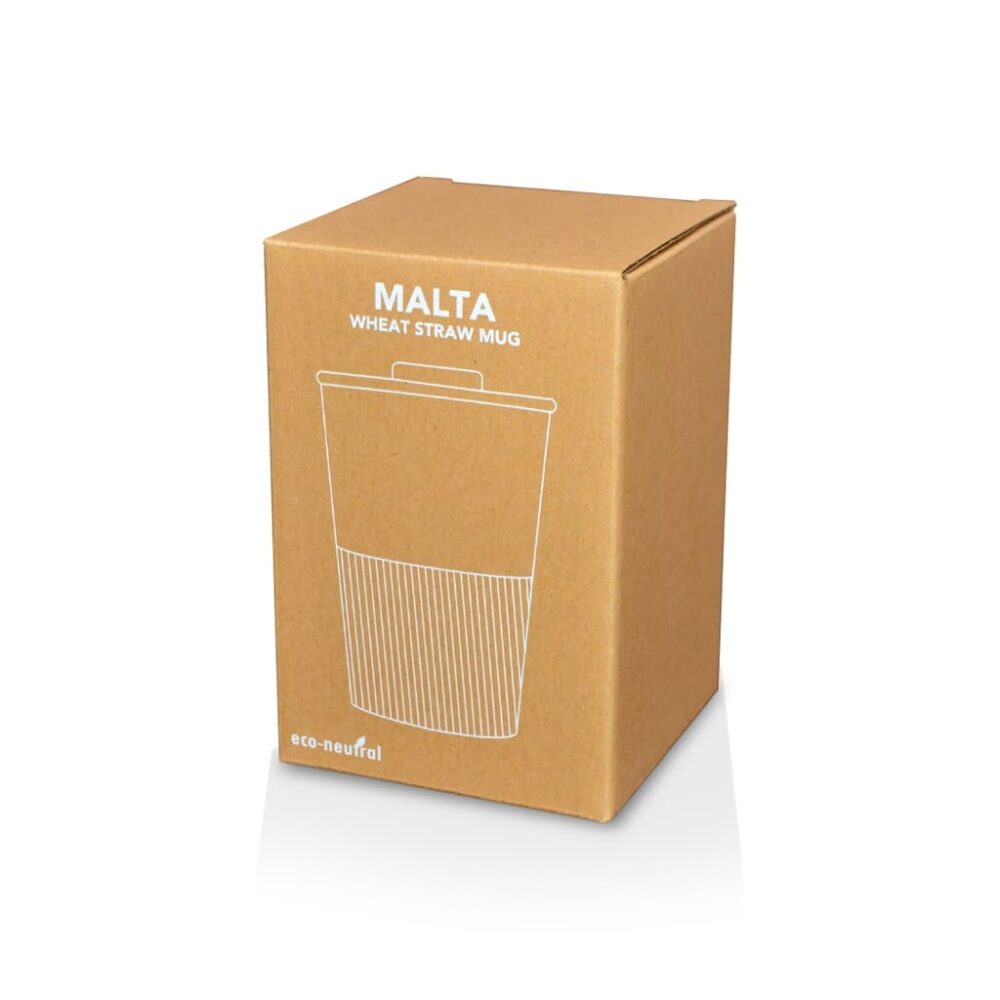 MALTA - Reusable Wheatstraw Cup 350ml - Grey - Image 4