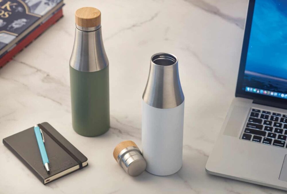 BREDA - CHANGE Collection Insulated Water Bottle - Green - Image 3