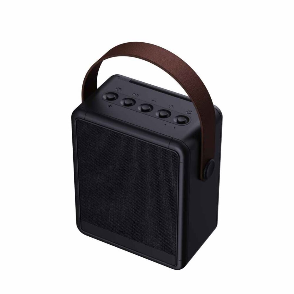SOLA - @memorii RCS Recycled Solar Speaker & Lamp - Black - Image 9