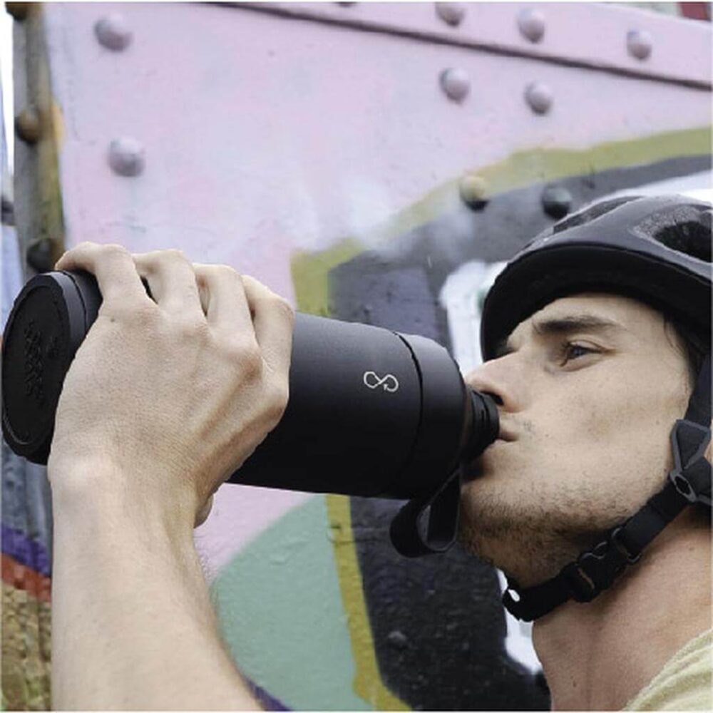 Ocean Bottle 1L - Obsidian Black - Image 8
