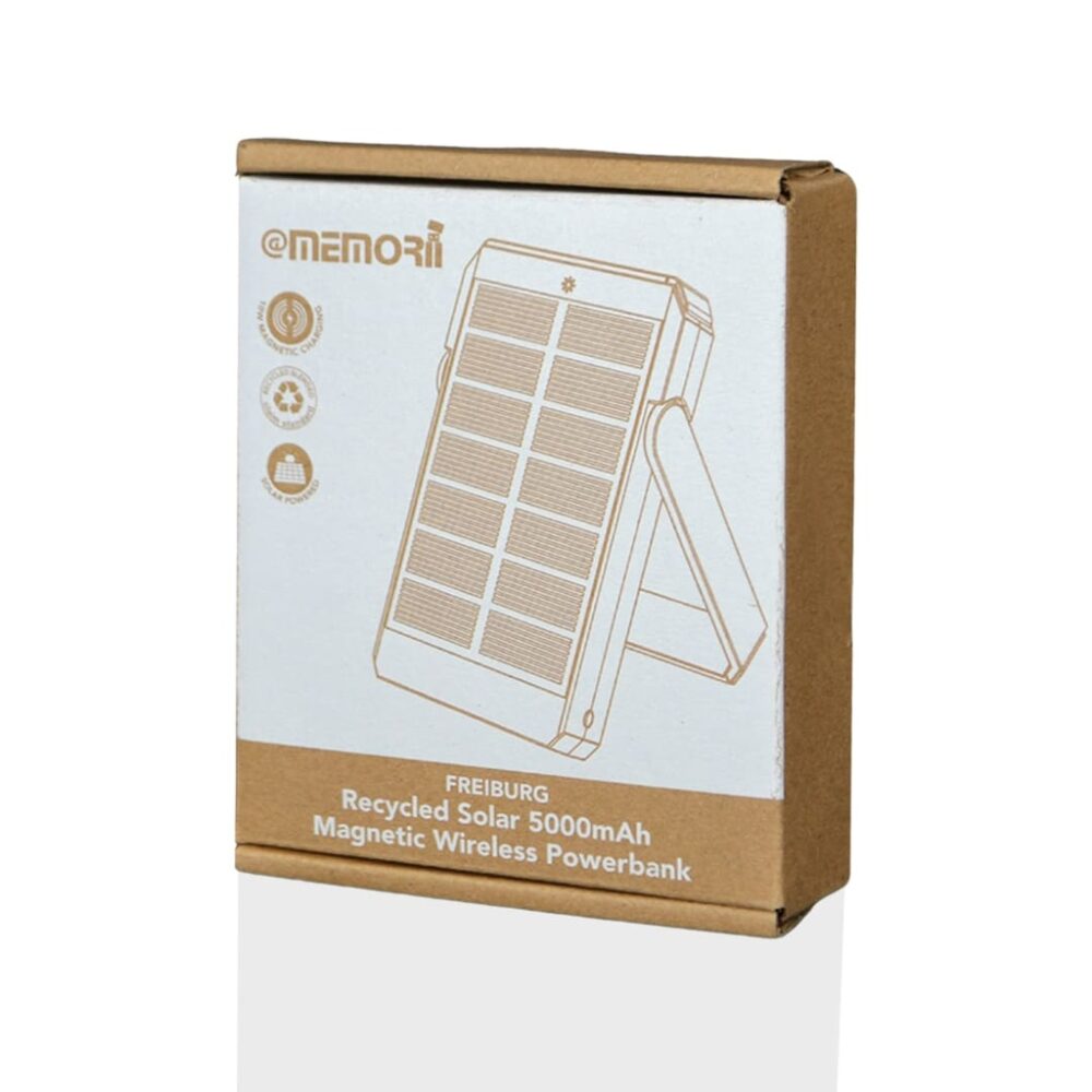 FREIBURG - @memorii RCS Recycled Solar Magnetic Powerbank - Image 10